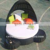 Morden Classic Design Rattan Day Bed for Garden Outdoor Furniture thumbnail-3