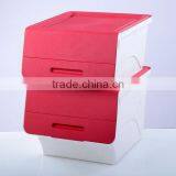 Emc 3701 Hot Large Plastic Storage Box With Foldable Lid thumbnail-1