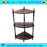 3 Tier Wooden Conner Stand