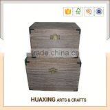 Customized Portable Round Wooden Box for Beer thumbnail-1