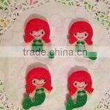 Hot Sell Adorable Adorable Mermaid Mini Felt Applique Made in China thumbnail-1