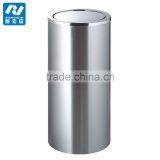 Outdoor Indoor Stainless Steel Metal Waste Bin thumbnail-3