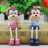 Monkey Monkey Doll Hanging New Gifts Resin Gifts Festive Ornaments Trumpet thumbnail-3
