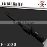 Dew Design High Quality 6.5'' 420ss Knife With TPR Handle thumbnail-3