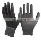 NMSAFETY 13 Gauge Knitted Nylon or Polyester Liner Coated PU on Palm Gloves thumbnail-2