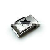 With Star Logo 1 Inch Garment Cloth Metal Stamping Steel Military Buckle Nickel Plate With Tip thumbnail-2