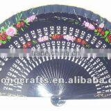 Carved Wood Fan Lacquered thumbnail-1