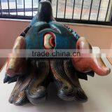 Dragon Mask Wall Hanging Decor Handmade in Nepal thumbnail-6