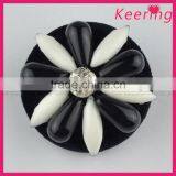 Keering-made New Arrival Black Handmade Sew on Fancy Decorative Buttons for Fur Coat WBKA-301 thumbnail-4