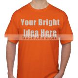 LOW MOQ Bulk Items Wholesale Orange Sport T shirt Custom T shirt Digital Printing Service Alibaba Express China Manufacturer