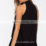 2016 Fashion Ladies Tie Neck Blouse Cami Top HST8044 thumbnail-6