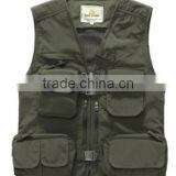 Worested Cotton and Polyester Hawking Fishing Hunting Vest With Multipockets thumbnail-5