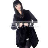 CX-G-B-220E Knit Real Mink Fashion Fur Fashion Fur Vests For Women thumbnail-2