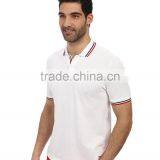 2015 Latest Custom Short Sleeve Mens Fancy Embroidered Polo Shirt, Ribbing Embroidered Polo Shirt thumbnail-2