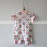 SR-269G Baby Summer 2017 Wholesale Children Clothing USA Baby Girls Rompers Kids Boys Bodysuit Baby Clothes Short Sleeve Romper thumbnail-4