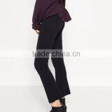 2016 Ladies Top Design Fashion Custom Women Apparel Bell-bottom Pants Wholesale thumbnail-2