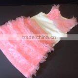 Sweet Girls Pink Ruffle Tulle Pettiskirts Set Boutique Chiffon TuTu Dresses thumbnail-3