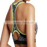 Cheap Wholesale Sports Bra Fashionable Custom Ladies Sublimation Sports Bra thumbnail-2