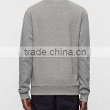 2017 Custom New Design Mens Plain Slim Fit Crewneck no Hood Sweatshirt thumbnail-3