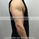 Men's 100% Natural Black Workout Vest Muscel Beast Gym Tee thumbnail-3