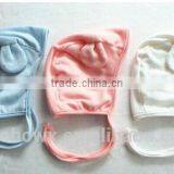 3 Colors In, Cute Rabbit Design, Baby Cotton Hat, Plain Cotton Baby Hats thumbnail-6