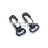 B1306-13mm Black POM Plastic Spring Snap Clip Hooks Carabiner Paracord Strap Hooks Rotary Hooks Swivel Snap Hook thumbnail-3