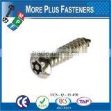Made in Taiwan High Quality Pin Torx Drive Button Head Self Tapping Screw thumbnail-2