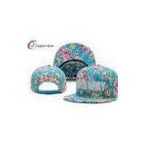 Floral / Camouflage Cotton Custom Strapback Hats Ladies Baseball Caps thumbnail-1