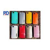 IPhone 5 / 5S Colorful Mobile Phone Protective Cases PC with Stripe for iPhone