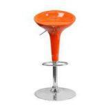 Swivel Plastic Counter Chair thumbnail-1