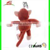 CE Certificated Custom Plush Animal Keychain Monkey Toy Plush Keychain thumbnail-5