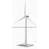 Zinc Alloy and ABS Plastic Blades Solar Wind Turbine Model