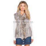 SJ324-01 Big Collar Raccoon Vests Hot Sale Danish Winter Women Clothing Collection thumbnail-3