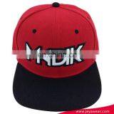 Cheap Custom Embroidderied Flat Brim Snapback Caps