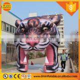 Good Quality Inflatable Tiger Tunnel, Inflatable Tiger Entrance For Sports Event