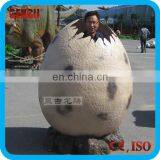 Theme park new design fiberglass dinosaur egg toy