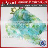 Silk Chiffon Scarf JDS-045# Excellent Scarves Super Thin 100% Silk Chiffon Scarf thumbnail-2