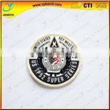 Round Printed Embroidery College Badges