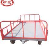 Turntable Solid Tire 2000kgs Airport Baggage Trailer for Sale thumbnail-3