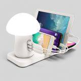 Tenee T-PC00601 Usb ,fast and Wireless Multifunction Charger With Led Table Lamp thumbnail-5