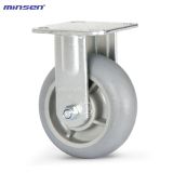 Minsen Double Shaft Round TPR Wheel