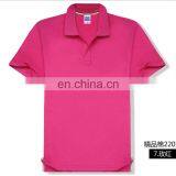 Custom Print Embroidery Logo Blank Unisex Plus Size Women Men Basic Plain CVC Polo T Shirts thumbnail-6