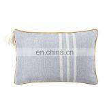 Wholesale Pillow Cover Home Decor Decorative Throw Pillowcase With White Tassel thumbnail-4