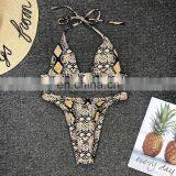 NEW Style Sexy BIKINI Swimsuit Hot Style Snake Print Split Female Swimsuit Bikini thumbnail-2