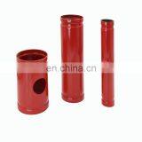 Fire Steel Sprinkler ASTM A795 SCH10 Galvanized and Red Painted STEEL PIPE thumbnail-1