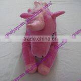 50cm Soft Plush Pink Horse Toy thumbnail-1