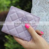 2016 newest Modelos PU leather wallet Purse clutch bag with flower Billetera cartera para dama