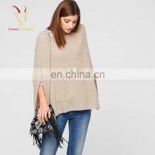 Fashion Knitted Women Merino Poncho Pattern thumbnail-1