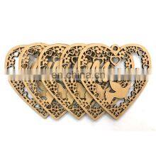 Animal Shape Wooden Christmas Decorative Hanging Felt Ornament for Events Hanging Christmas Ornaments Laser Cut thumbnail-5