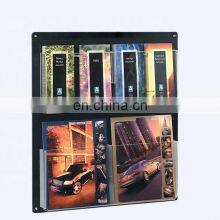 Wall Mount Pockets Clear Multifunction Leaflet Holder Acrylic Brochure Book Holders